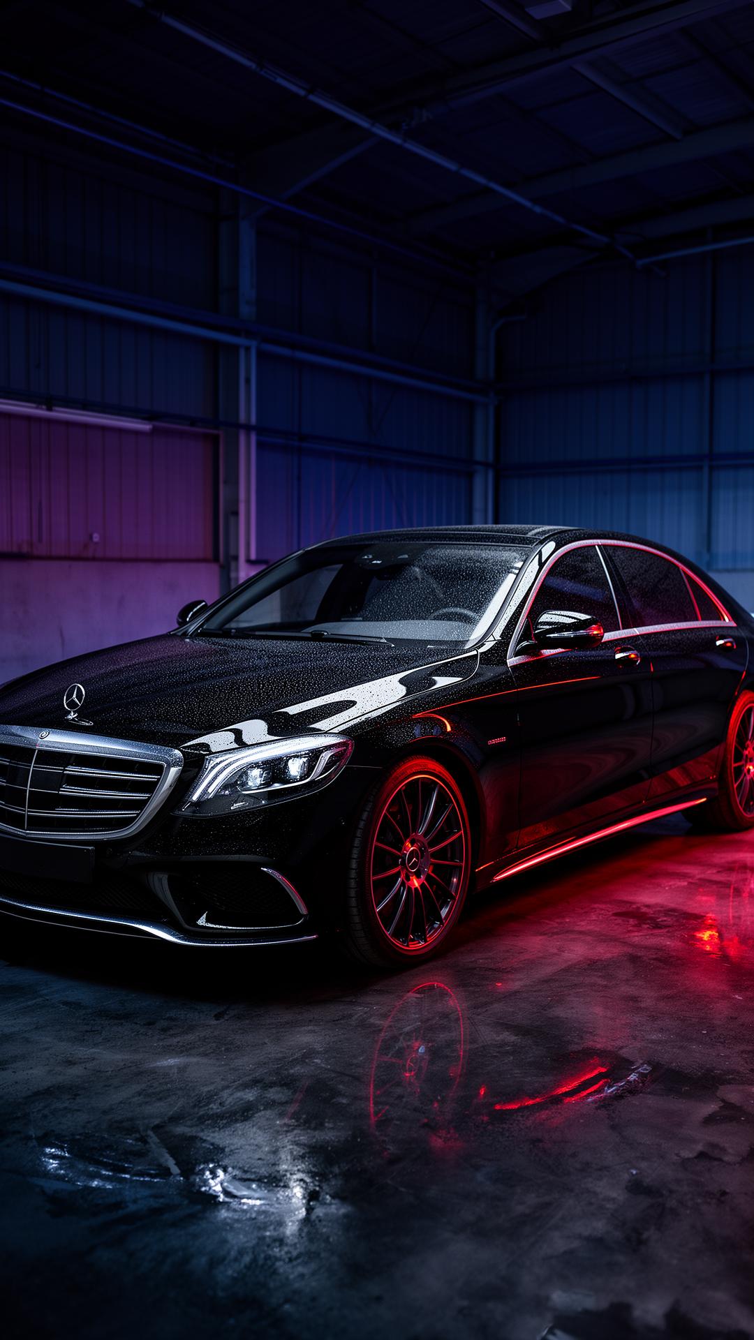 Glossy black sedan after a Dearly English detail